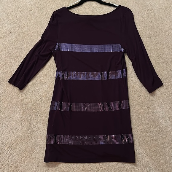 Kische dark plum party dress. - Picture 4 of 8